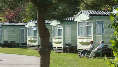 caravans on the park
