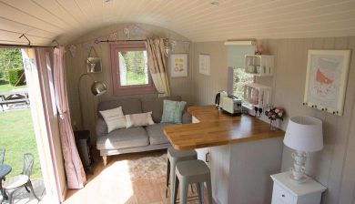 glamping holidays - shepherd's huts