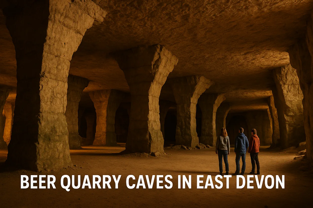 Beer Quarry Caves and October days out in East Devon