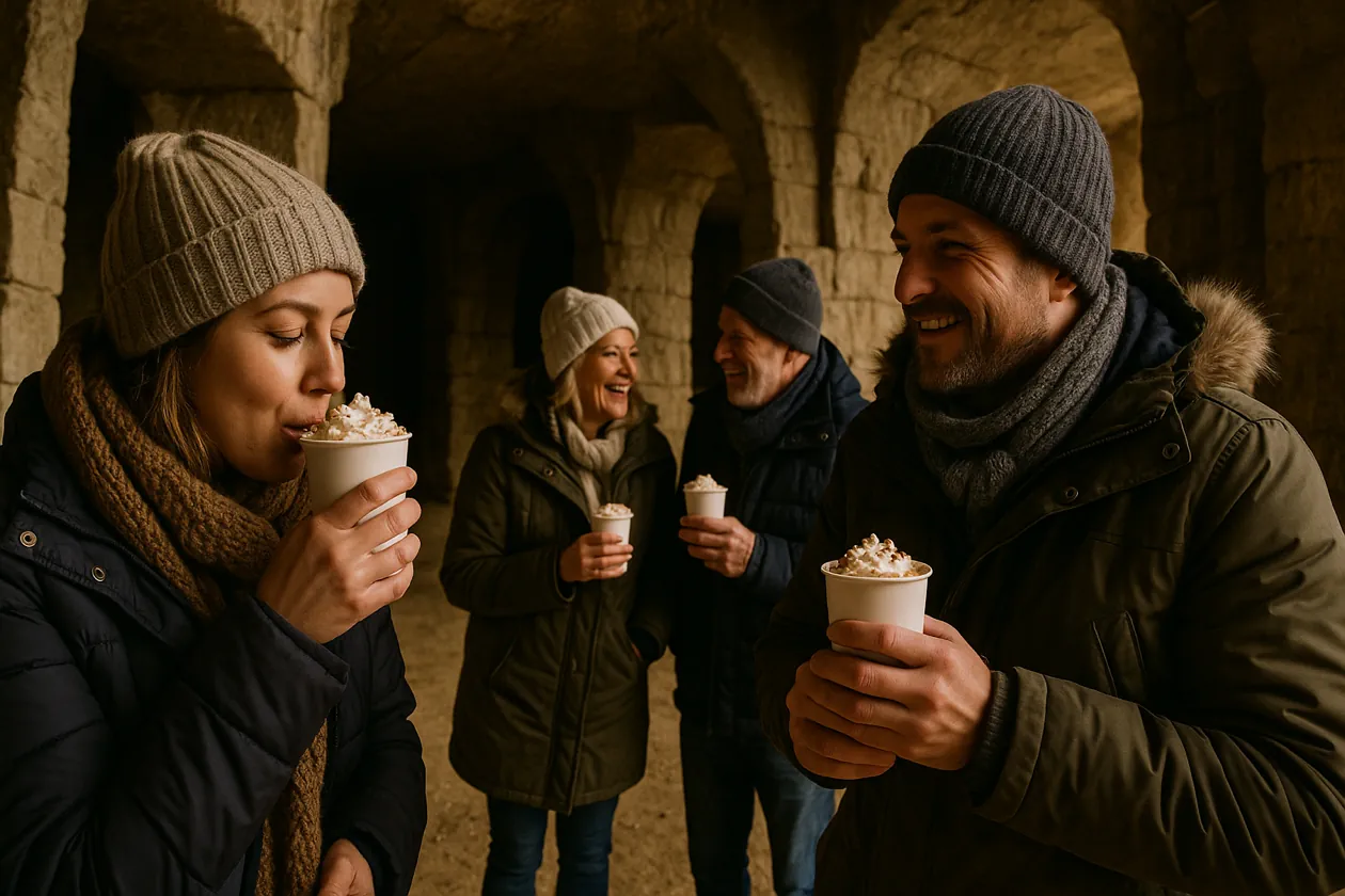 Beer Quarry Caves and cosy November indoor attractions