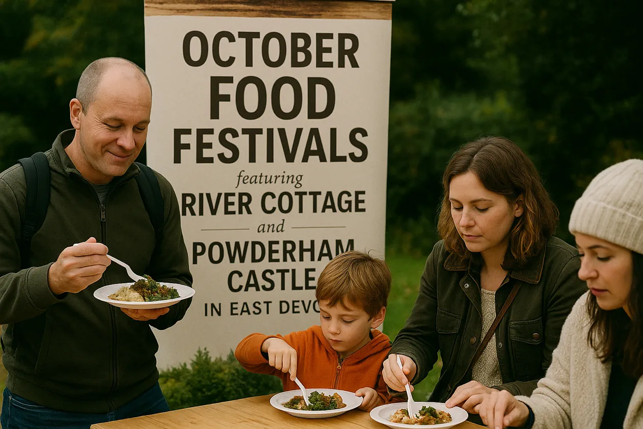 October food festivals featuring River Cottage and Powderham Castle