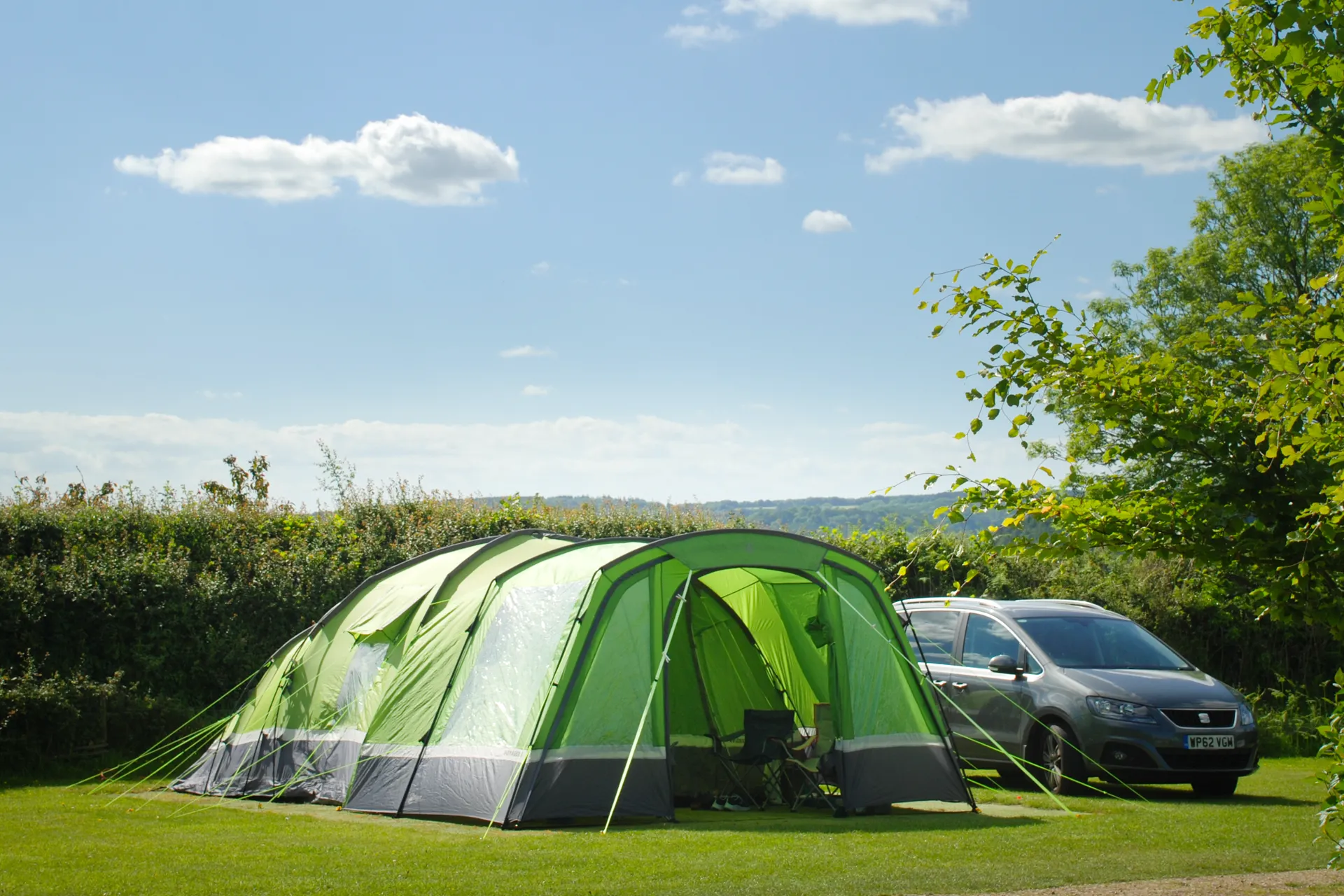 Oakdown Holiday Park Near Sidmouth East Devon Camping with privacy peace and quiet